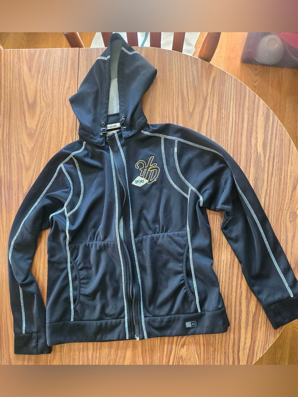 Harley-Davidson Riding Gear Performance Hoodie Jacket Men’s L Black Full Zip
